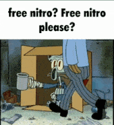 Free Nitro Spongebob GIF - Free Nitro Spongebob Meme GIFs
