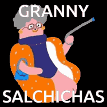 Granny Salchicha GIF - Granny Salchicha Salchichas GIFs