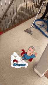 Mrsteam Mr Steam GIF - Mrsteam Mr Steam Carpet Cleaning GIFs