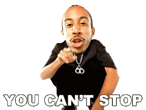 You Cant Stop Ludacris Sticker - You Cant Stop Ludacris Rollout My Business Song Stickers