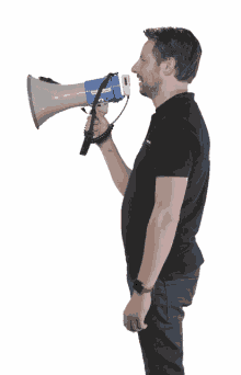 video mattie megaphone scream yell shout