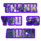 Thank You Thanks Sticker - Thank You Thanks Waterfall Stickers