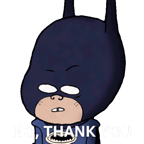No Thank You Damian Wayne Sticker - No Thank You Damian Wayne Merry Little Batman Stickers