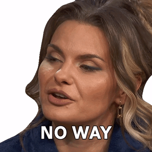 No Way Michele Romanow Sticker No way Michele romanow Dragons den Discover Share GIFs