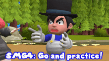 Smg4 Go And Practice GIF - Smg4 Go And Practice Practice GIFs