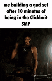 Tony Stark Clickbaitsmp GIF - Tony Stark Clickbaitsmp Minecraft GIFs