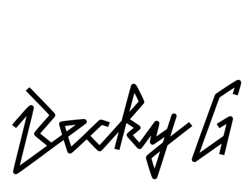 Becky G Transparent Sticker - Becky G Transparent Flash Stickers