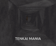 a pixel art of a horse with the words " tenkai mania " above it
