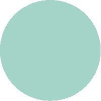 a light blue circle with a white border