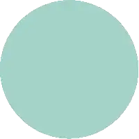 a light blue circle with a white border