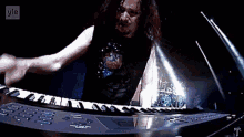 Tuomas Holopainen Nightwish GIF - Tuomas Holopainen Nightwish Playing Keyboard GIFs