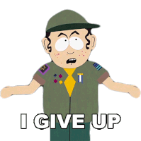 I Give Up Schlomo Sticker - I Give Up Schlomo South Park Stickers