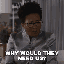 Why Would They Need Us Allegra Durado GIF - Why Would They Need Us Allegra Durado The Good Fight GIFs