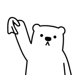 Bear Bye Sticker - Bear Bye Stickers