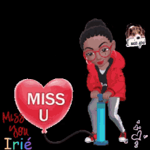 Miss U Love You GIF - Miss U Love You Lignon GIFs
