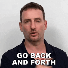 Go Back And Forth Adam GIF