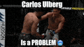 carlos ulberg is a problem in a ufc match