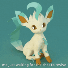 Leafeon Waiting For Chat To Revive GIF - Leafeon Waiting For Chat To Revive GIFs