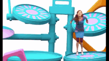 Fresh Beat Band Marina Bounces On Her Drums GIF - Fresh Beat Band Marina Bounces On Her Drums Shayna Rose GIFs