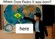 Dom Pedro Ii Mapa GIF - Dom Pedro Ii Mapa Where Was Born GIFs