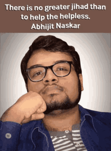 Humanitarian Abhijit Naskar GIF