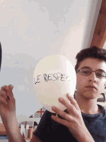 respect le respect the respect balloon ballon de bauderuche
