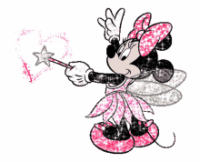 minnie fairy sparkle minnie mouse pink bow