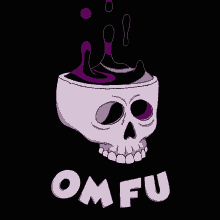 Omfu Skull GIF - Omfu Skull Homme Fou GIFs