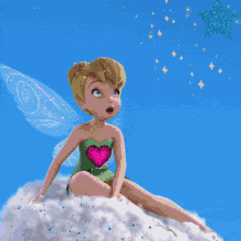 tinker bell love sparkle amazed cute