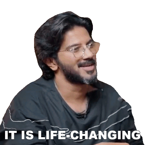 It Is Life-changing Dulquer Salmaan Sticker - It Is Life-changing Dulquer Salmaan Pinkvilla Stickers