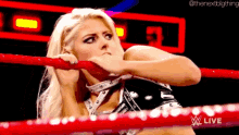 Alexa Bliss Calm Down GIF - Alexa Bliss Calm Down Back Up GIFs