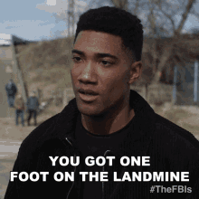 You Got One Foot On The Landmine Andre Raines GIF - You Got One Foot On The Landmine Andre Raines Fbi International GIFs