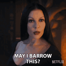 May I Barrow This Morticia Addams GIF