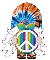 Hippie Sticker