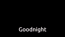 a cartoon scene with the words goodnight written on the bottom