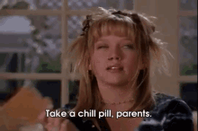 Totes Relax GIF - Lizzie Mc Guire Chill Pill Relax GIFs