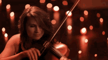 Playing Violin Taylor Davis GIF - Playing Violin Taylor Davis Leaves From The Vine GIFs