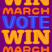 march win vote march win vote voting