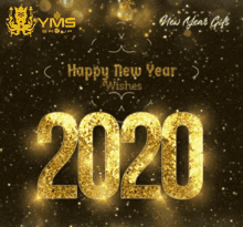 yms happy new year 2020 greetings snow