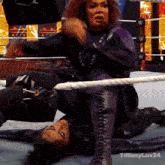 Nia Jax King And Queen Of The Ring GIF - Nia Jax King And Queen Of The Ring Annihilator GIFs