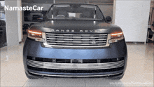 a range rover is displayed in a namaste car video
