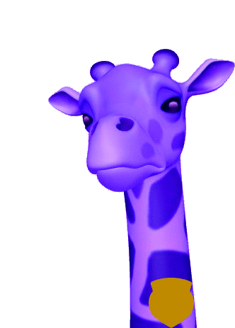 Purple Giraffe Purple Guy Sticker - Purple Giraffe Purple Guy Fnaf Stickers