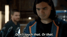 Dont Touch GIF - Dont Touch Cisco Ramon The Flash GIFs