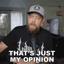 Thats Just My Opinion Ryan Bruce GIF - Thats Just My Opinion Ryan Bruce Fluff GIFs