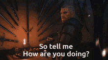 How Are You Doing Witcher GIF - How Are You Doing Witcher Geralt GIFs