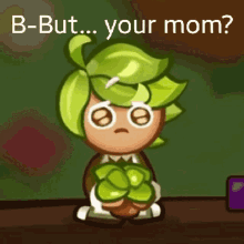 Cookie Run Herb Cookie GIF - Cookie Run Herb Cookie Your Mom GIFs