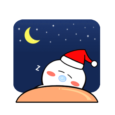 Young Moon Good Night Sticker - Young Moon Good Night Full-moon Face Stickers
