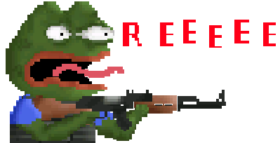 Reeee Pepe Sticker - Reeee Pepe Frog Stickers