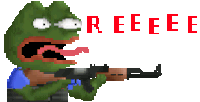 Reeee Pepe Sticker - Reeee Pepe Frog Stickers
