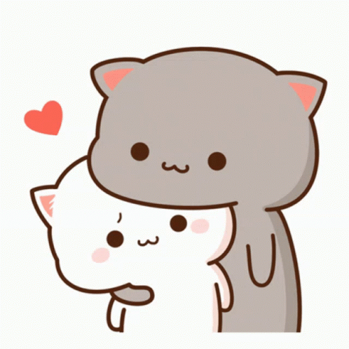 cute animals hugging drawing